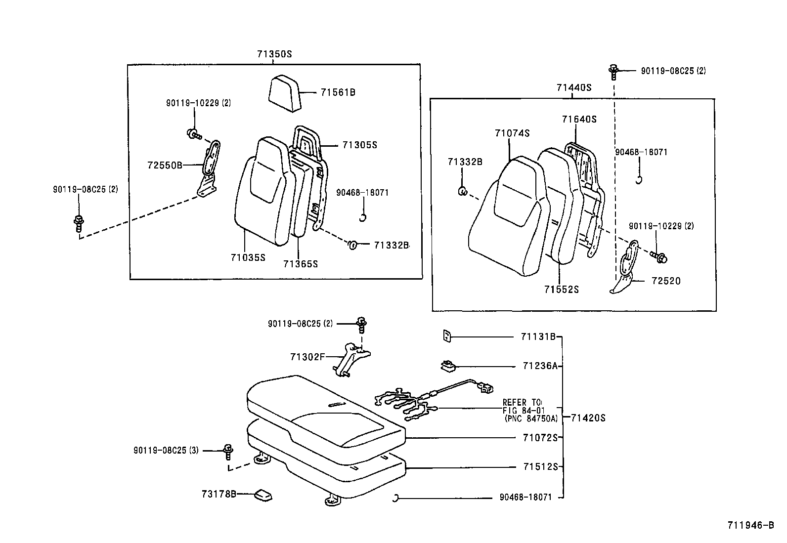  DYNA |  SEAT SEAT TRACK