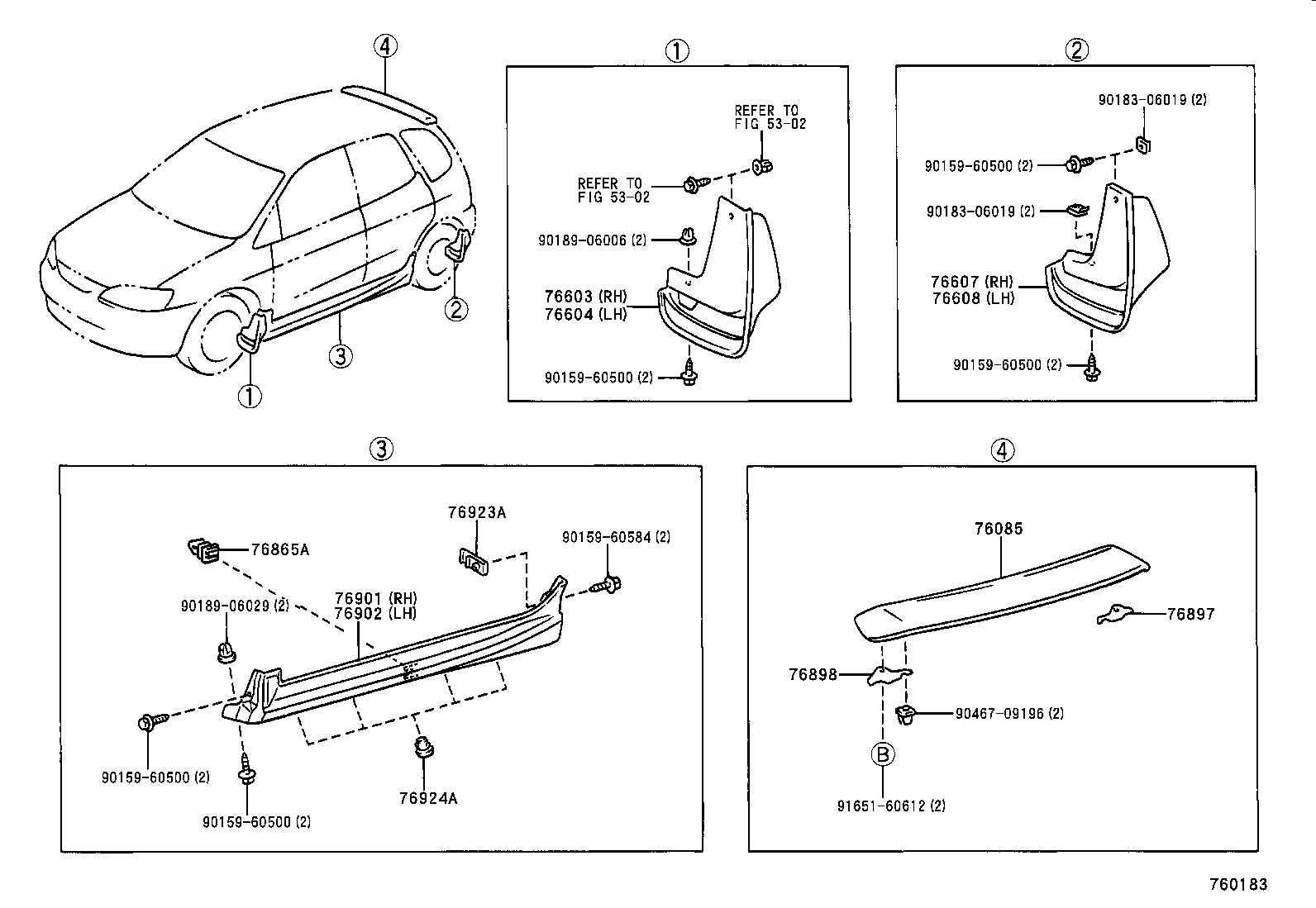  SPACIO |  MUDGUARD SPOILER