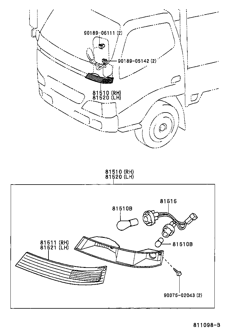  DYNA |  FRONT TURN SIGNAL LAMP