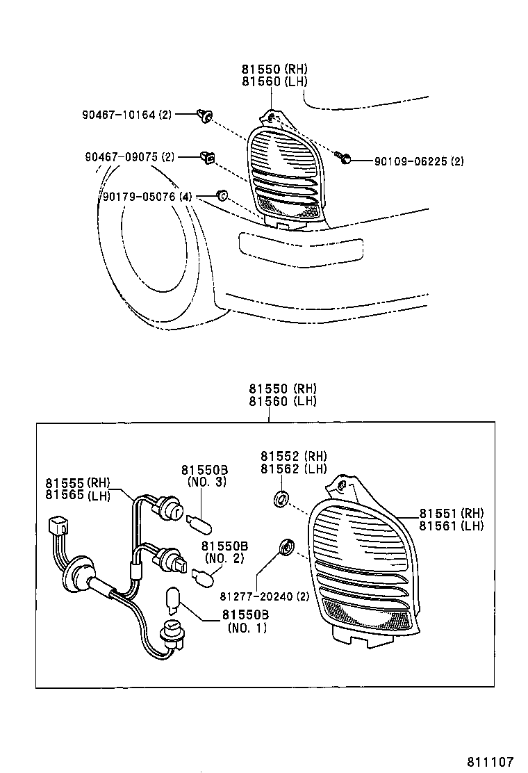  SPACIO |  REAR COMBINATION LAMP