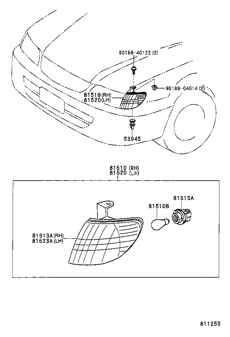  SOLUNA |  FRONT TURN SIGNAL LAMP