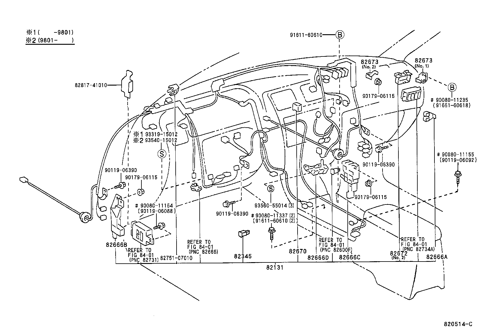  AVALON |  WIRING CLAMP