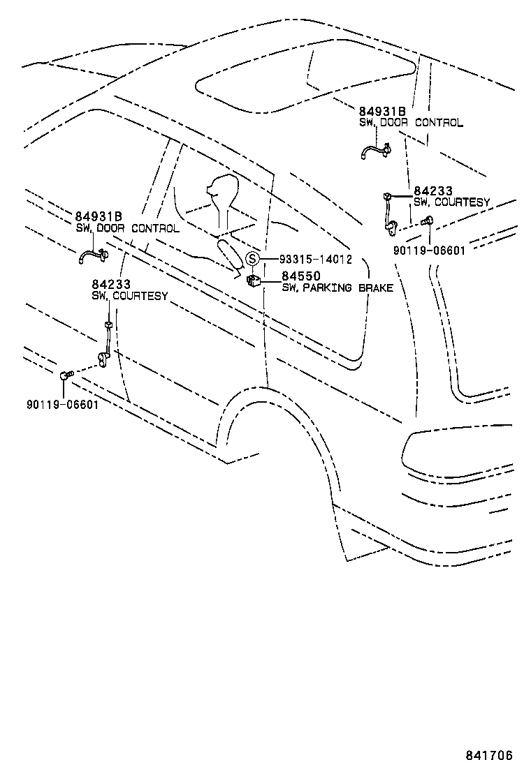  CAMRY NAP SED WG |  SWITCH RELAY COMPUTER