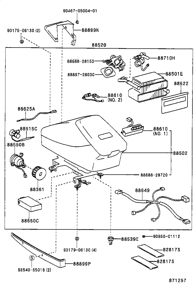  PREVIA |  HEATING AIR CONDITIONING COOLER UNIT