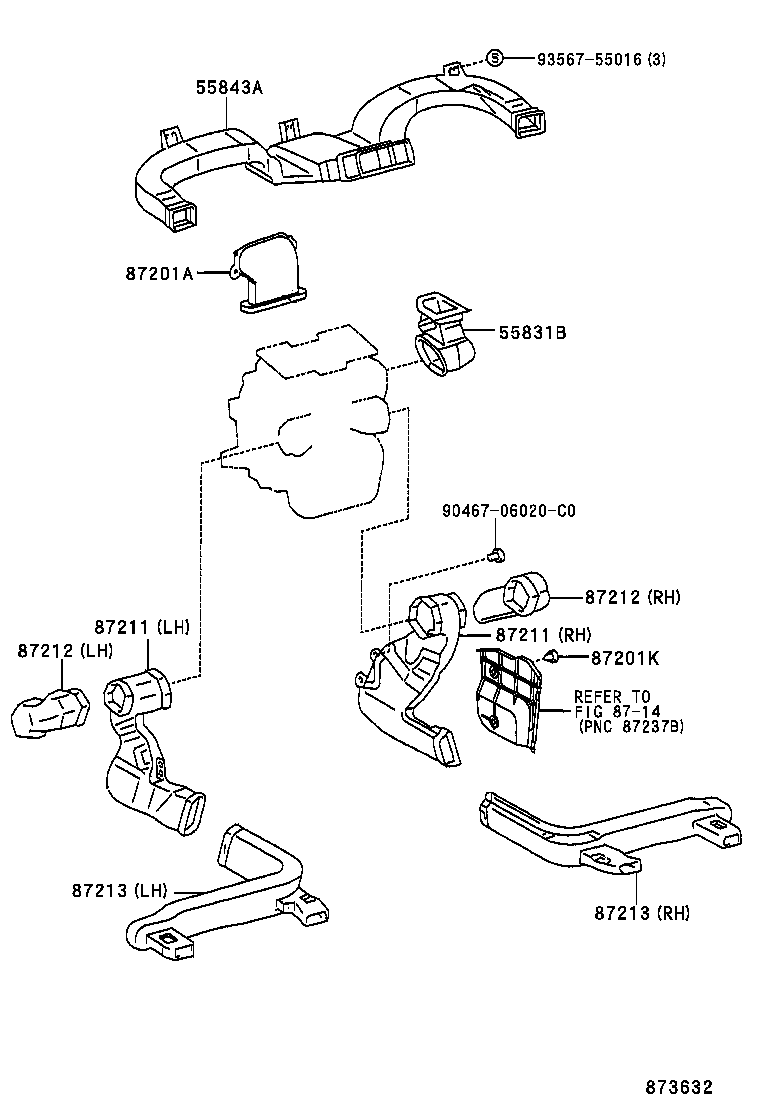  PICNIC |  HEATING AIR CONDITIONING CONTROL AIR DUCT