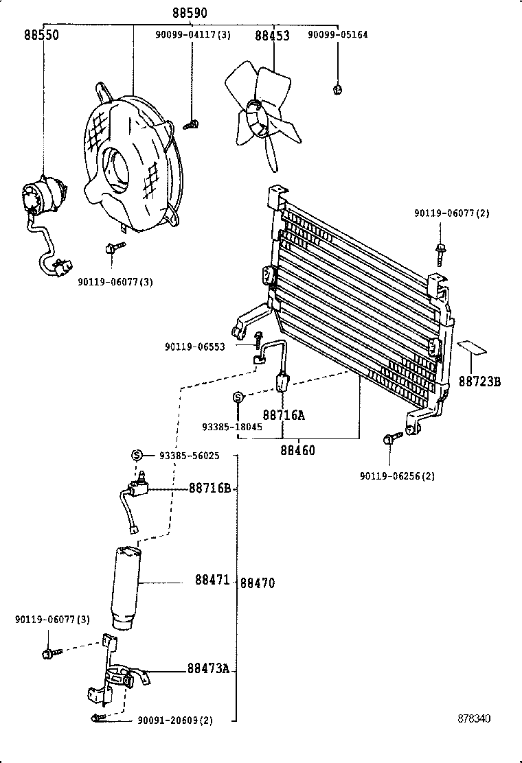  CELICA |  HEATING AIR CONDITIONING COOLER PIPING