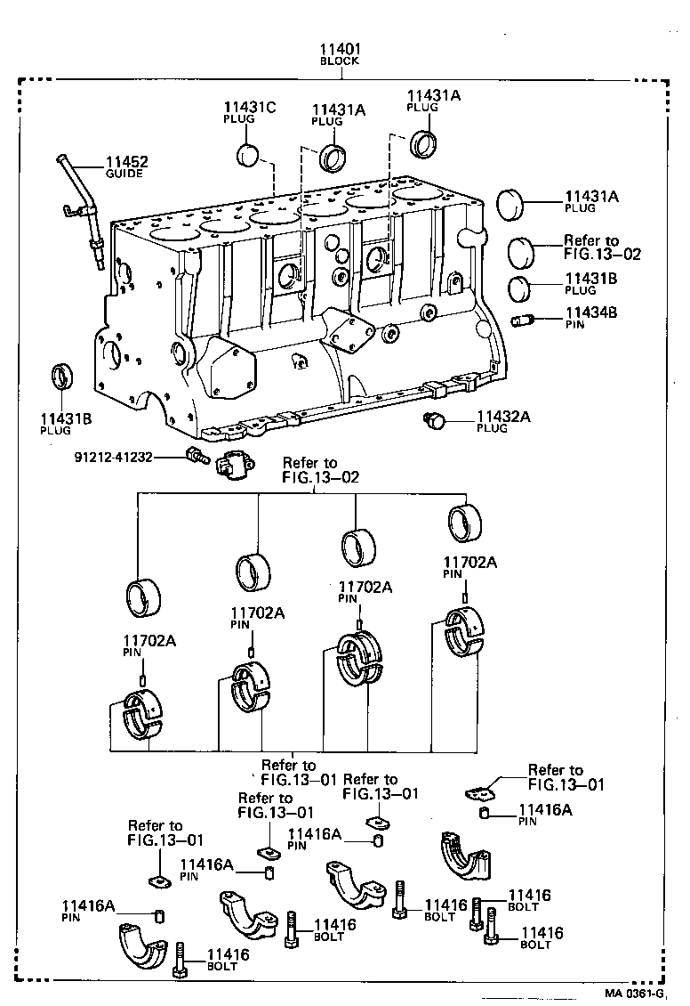  LAND CRUISER 40 |  CYLINDER BLOCK