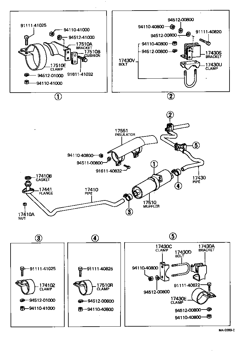  LAND CRUISER 40 |  EXHAUST PIPE