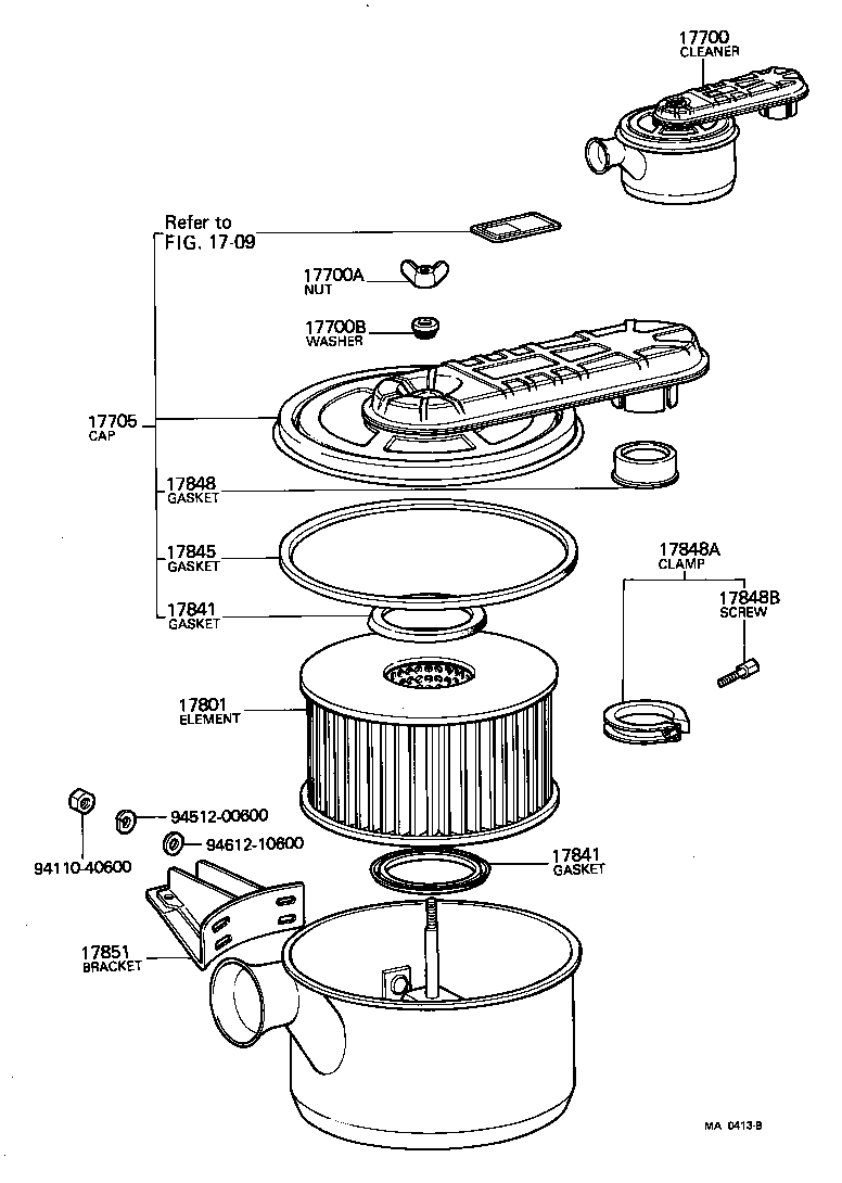  LAND CRUISER 40 |  AIR CLEANER