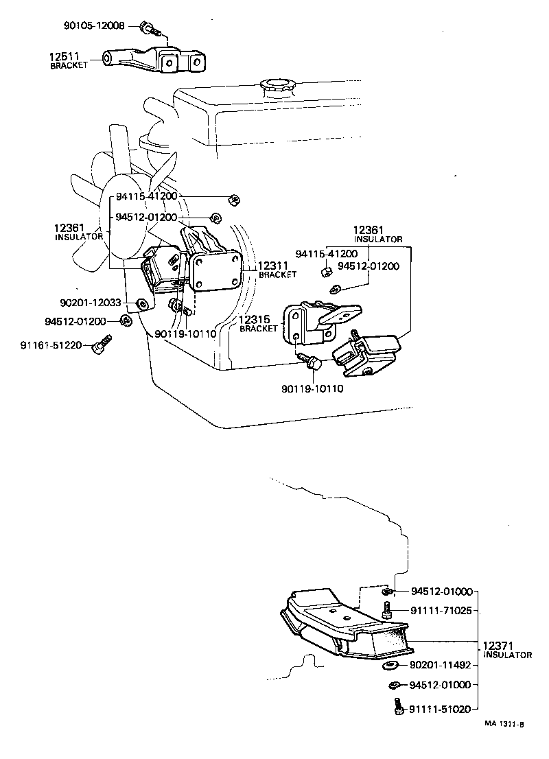  LAND CRUISER 40 |  MOUNTING