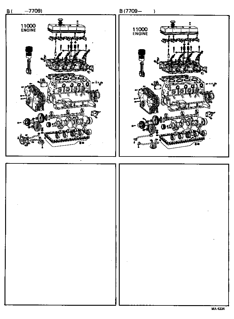  LAND CRUISER 40 |  PARTIAL ENGINE ASSEMBLY