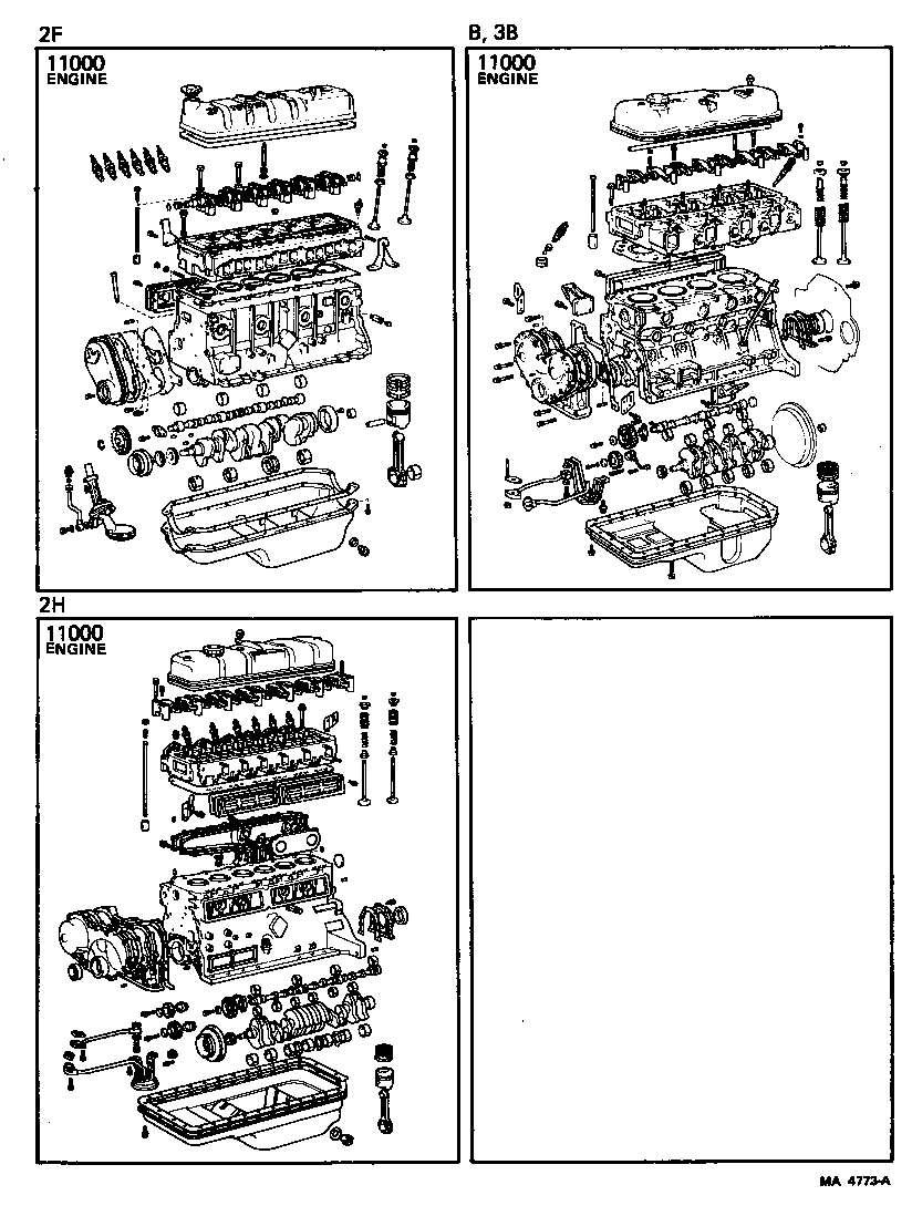  LAND CRUISER 40 |  PARTIAL ENGINE ASSEMBLY