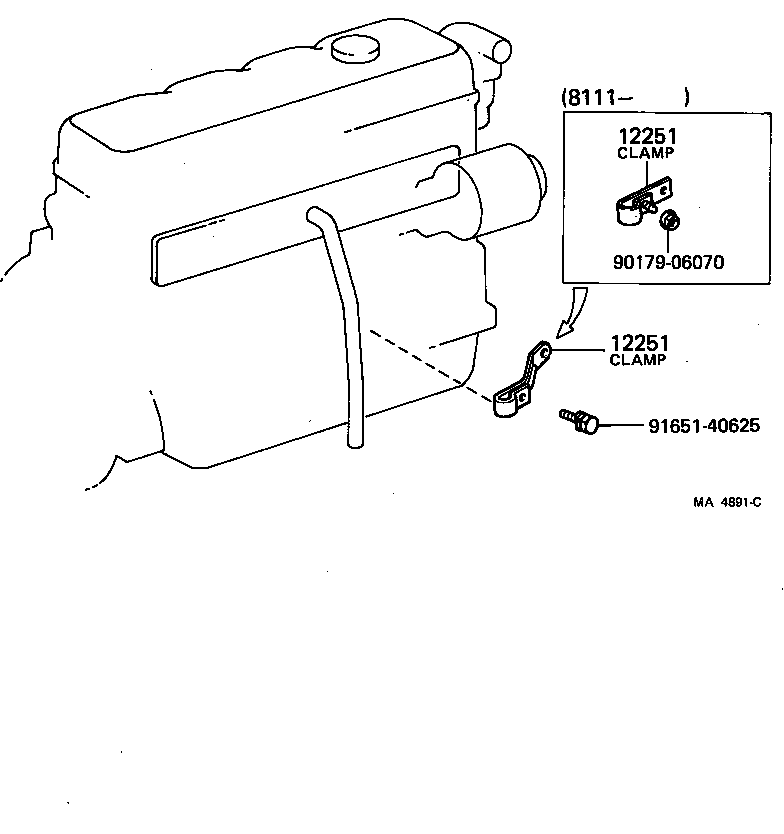  LAND CRUISER 40 |  VENTILATION HOSE