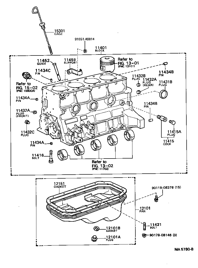  COASTER |  CYLINDER BLOCK