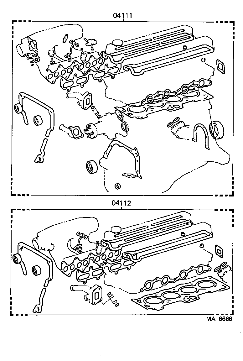  CELICA |  ENGINE OVERHAUL GASKET KIT