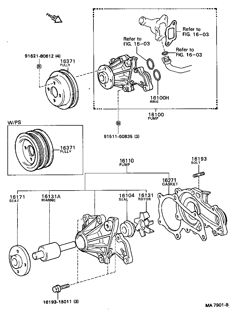  CELICA |  WATER PUMP