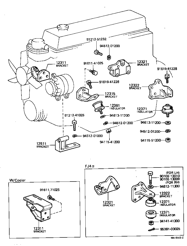  LAND CRUISER 40 |  MOUNTING