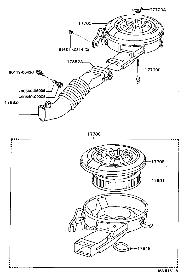  CRESSIDA WAGON |  AIR CLEANER