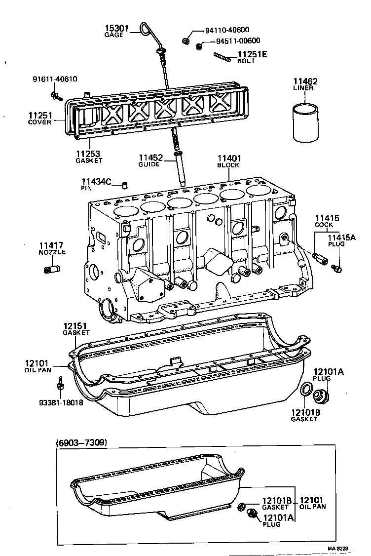  LAND CRUISER 40 |  CYLINDER BLOCK