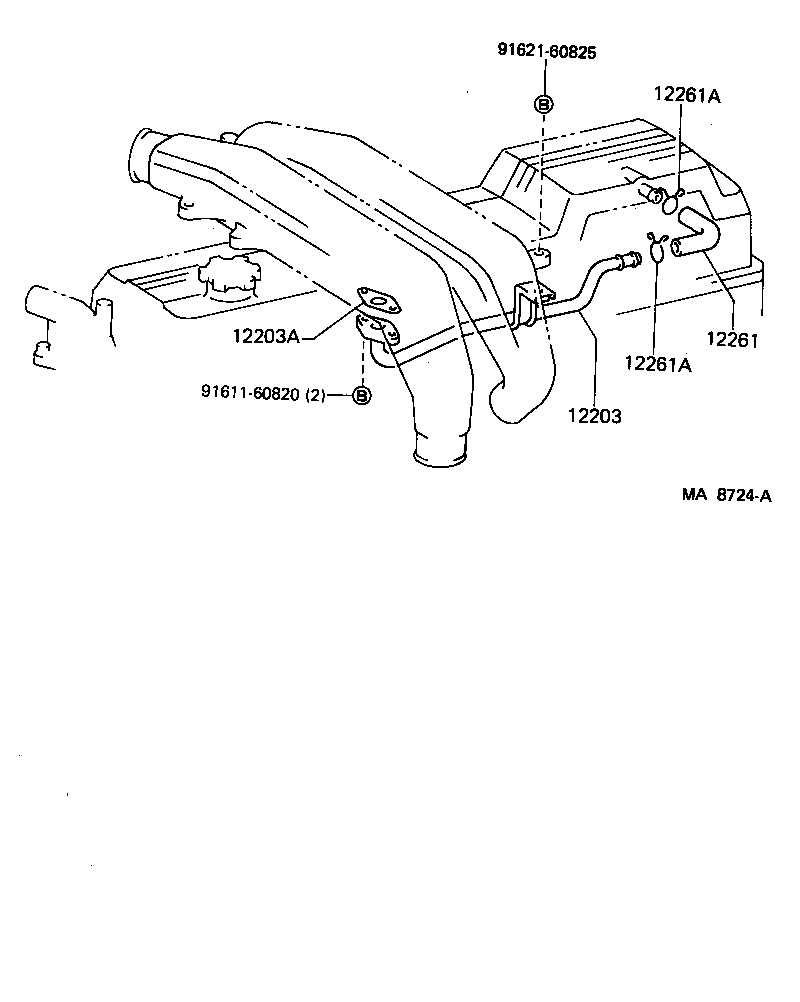  LAND CRUISER 60 |  VENTILATION HOSE