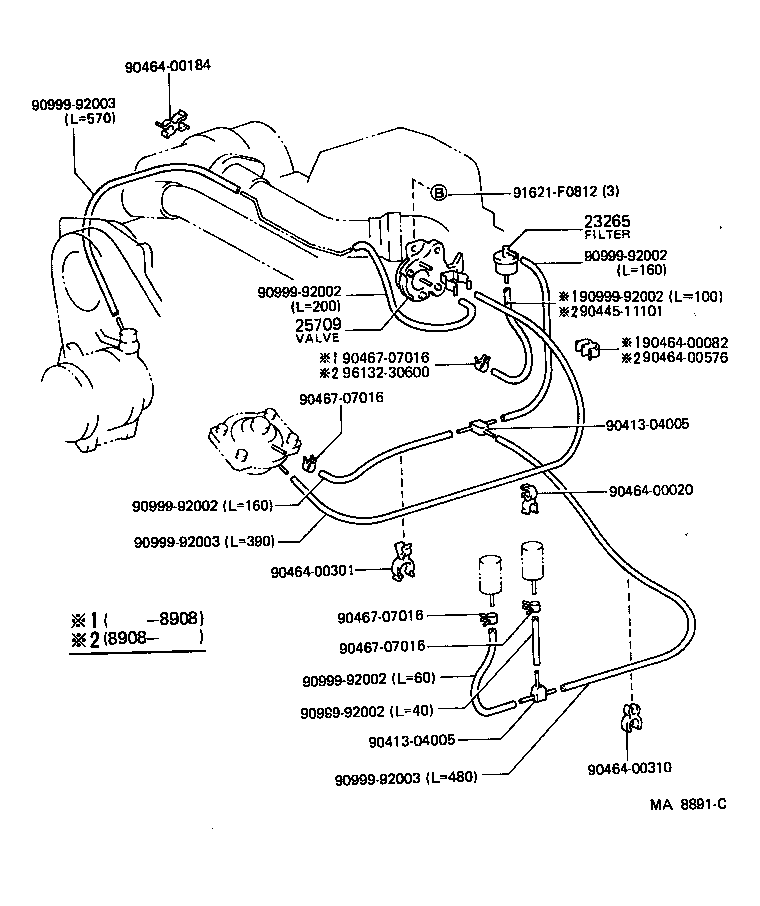  LAND CRUISER 70 |  VACUUM PIPING