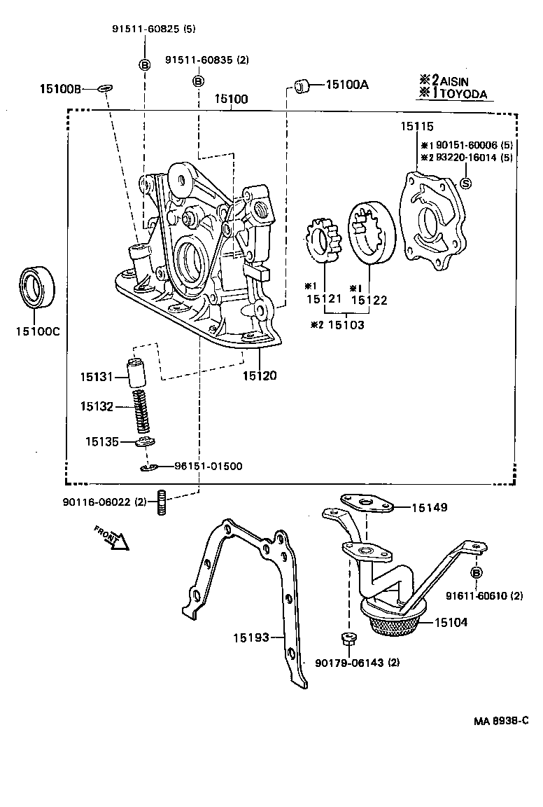  CELICA |  ENGINE OIL PUMP