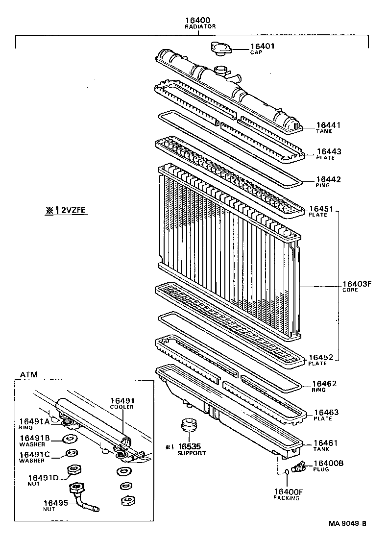  CAMRY |  RADIATOR WATER OUTLET