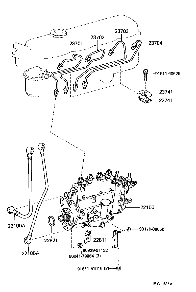  LAND CRUISER 60 |  INJECTION PUMP ASSEMBLY