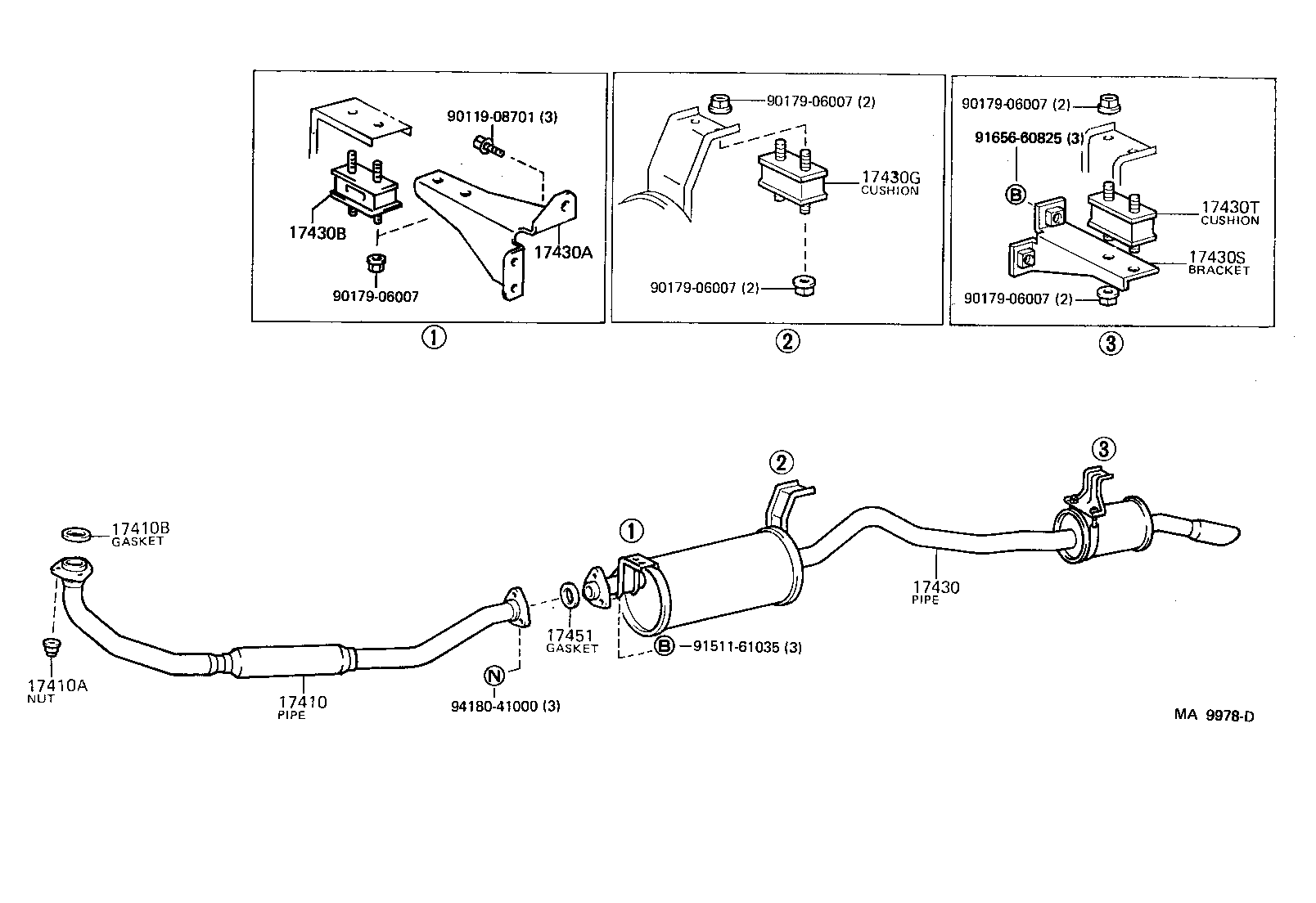  LAND CRUISER 60 |  EXHAUST PIPE