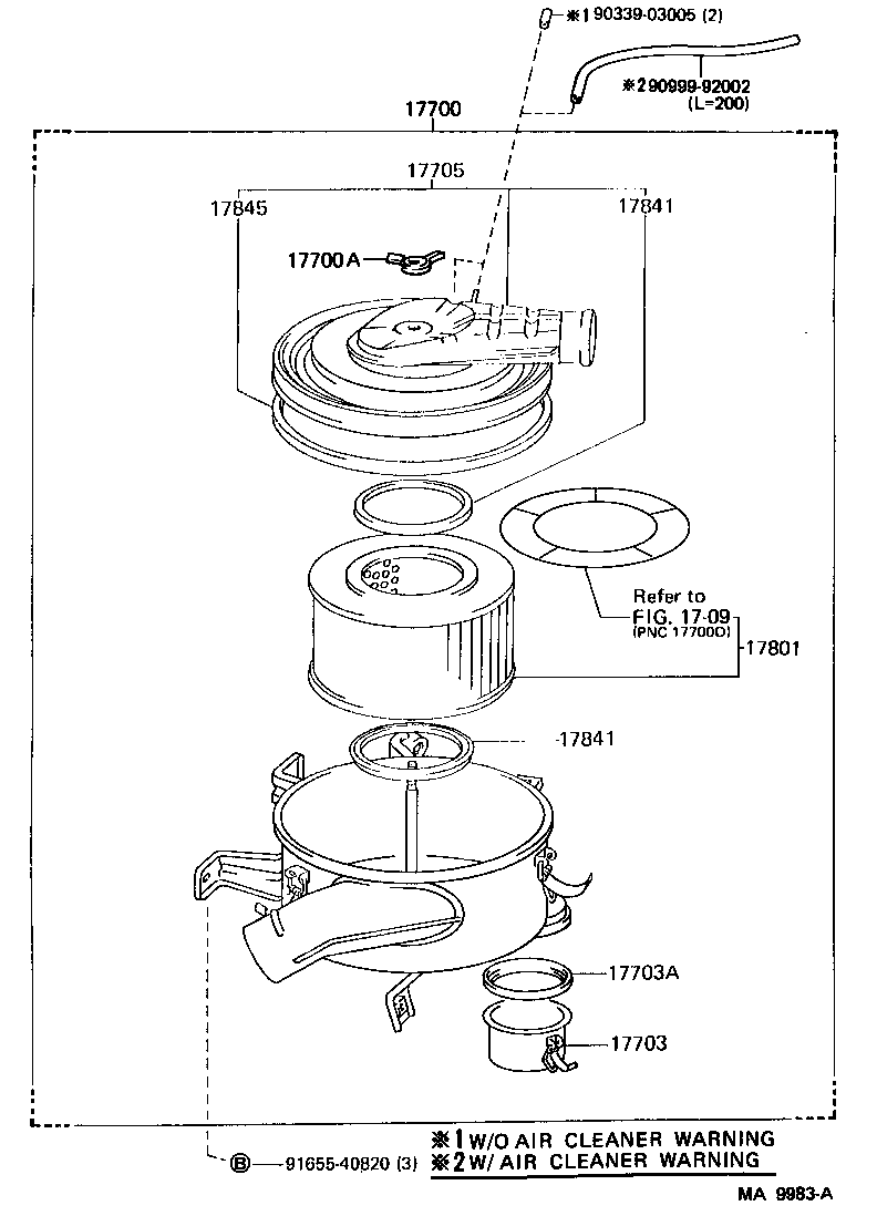  LAND CRUISER 60 |  AIR CLEANER