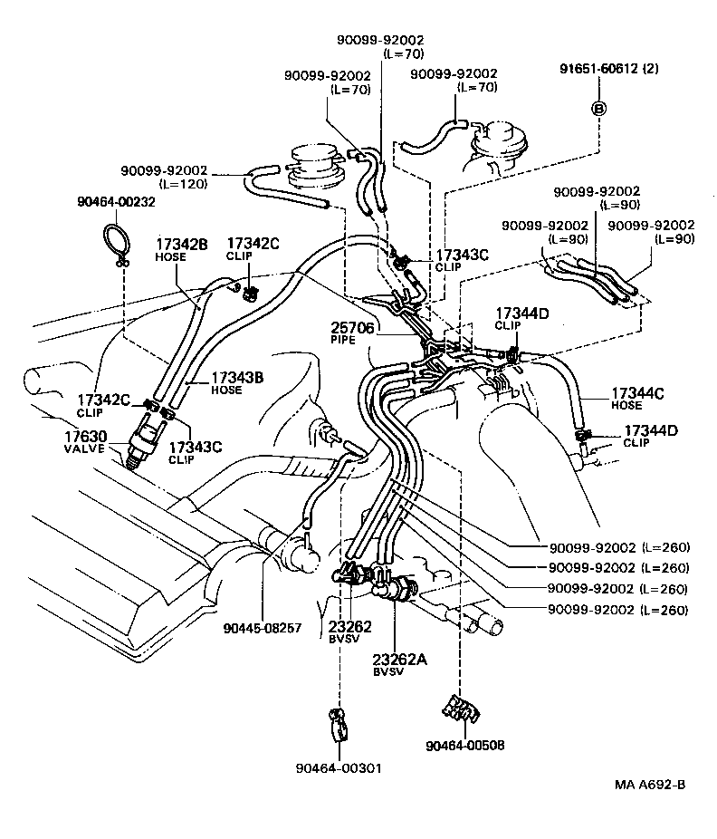  CAMRY |  VACUUM PIPING