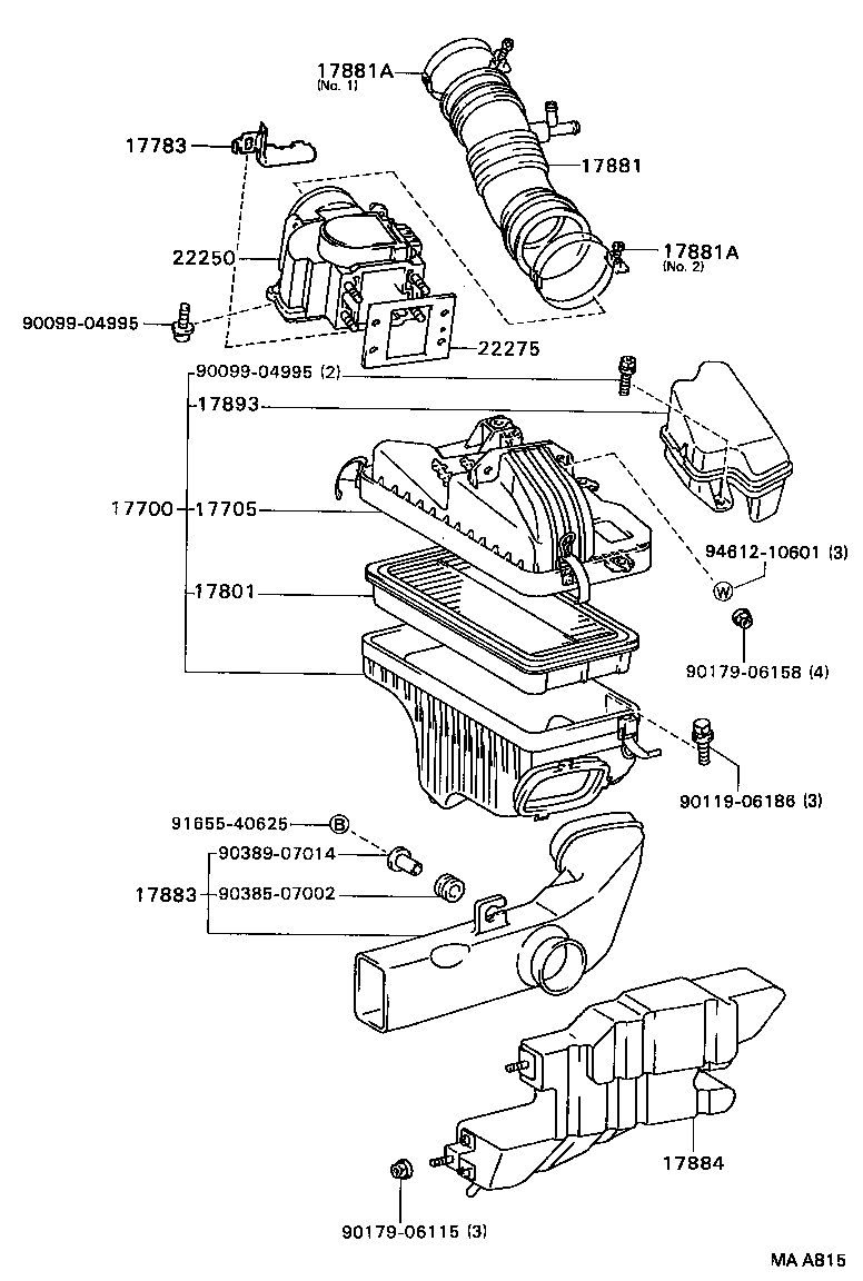  CAMRY |  AIR CLEANER