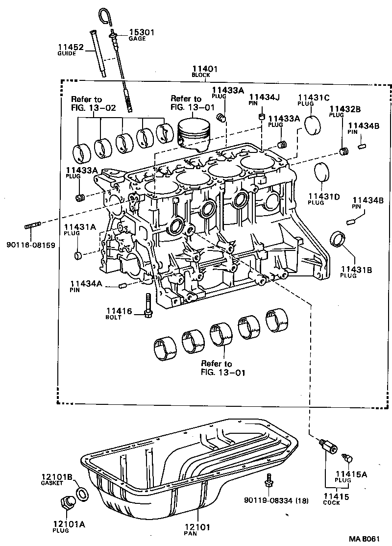  CRESSIDA WAGON |  CYLINDER BLOCK