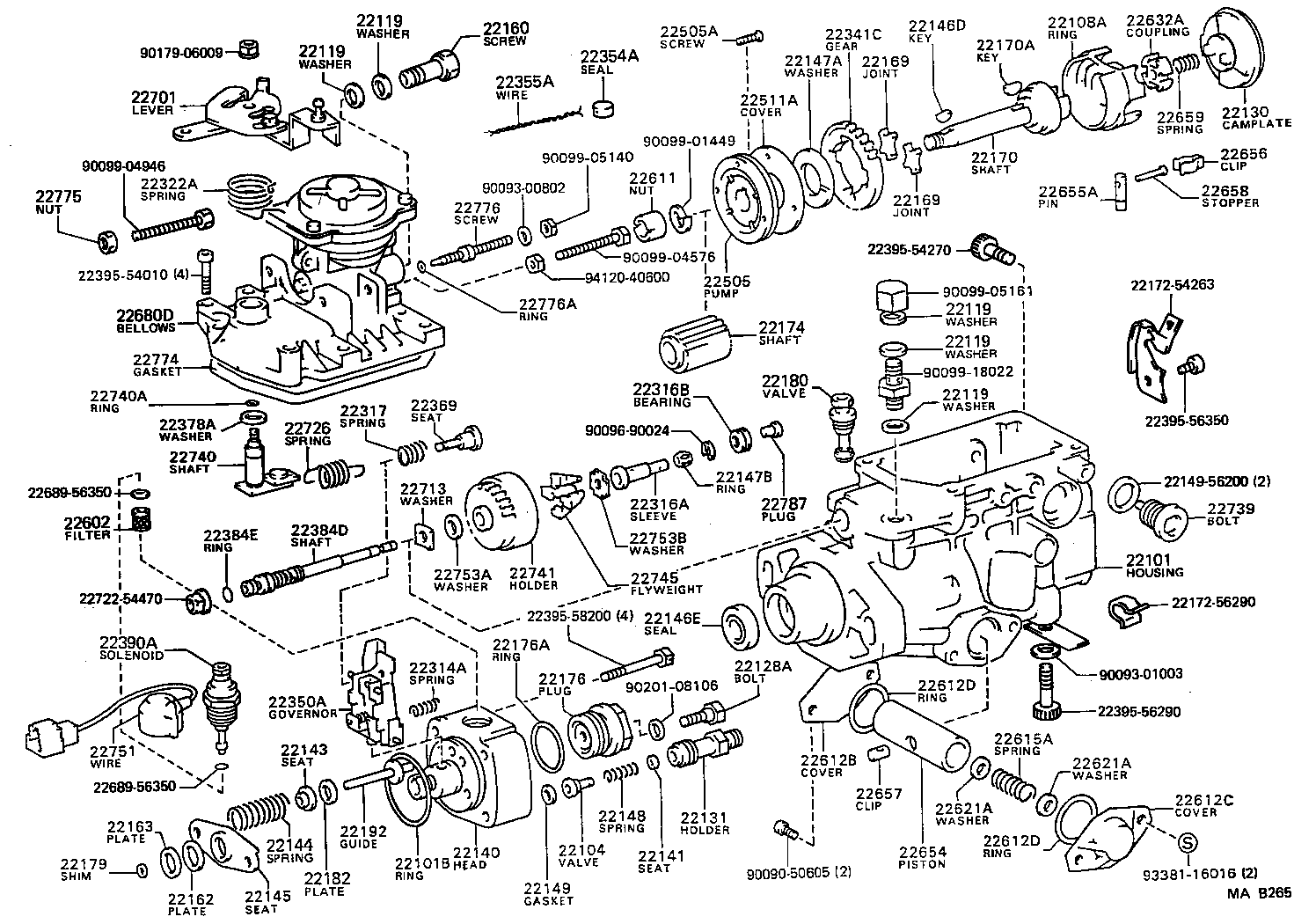  LAND CRUISER 70 |  INJECTION PUMP BODY