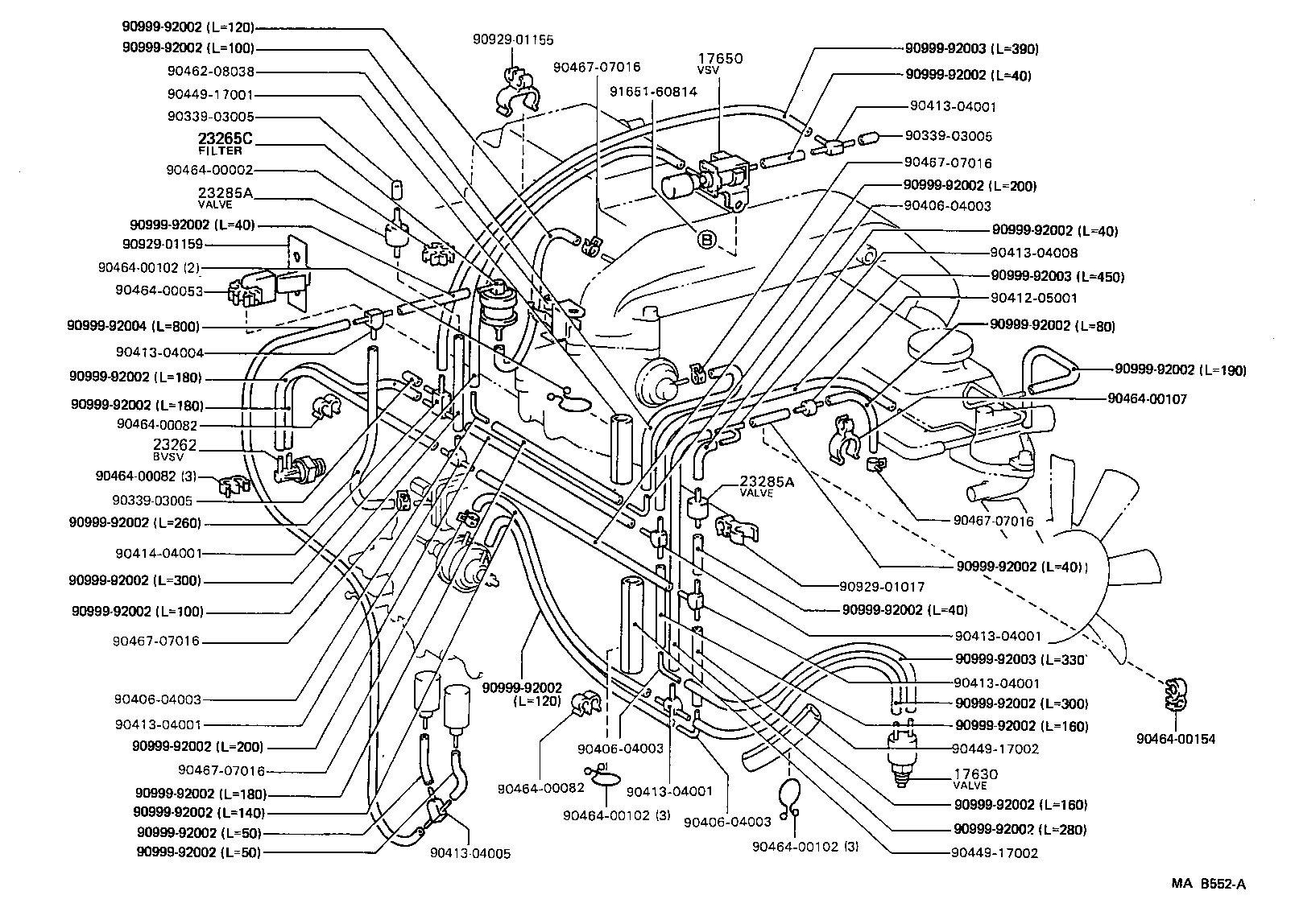  LAND CRUISER 60 |  VACUUM PIPING