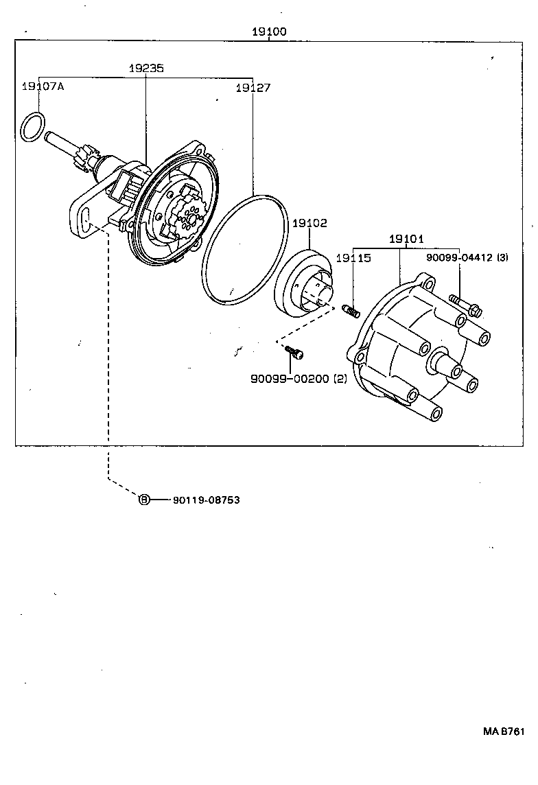  CRESSIDA WAGON |  DISTRIBUTOR