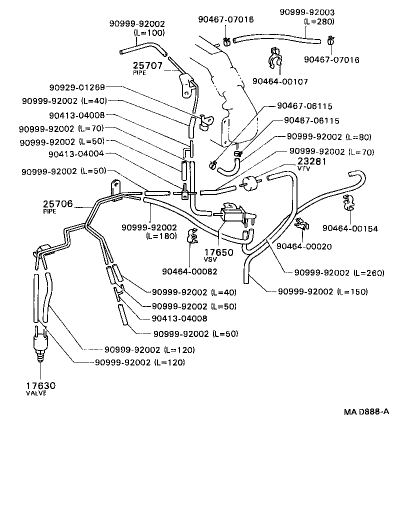  DYNA 200 |  VACUUM PIPING