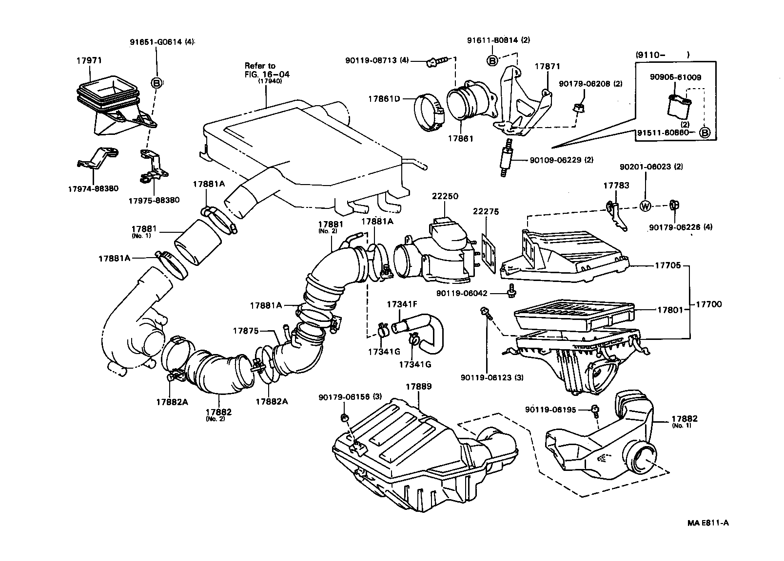  CELICA |  AIR CLEANER