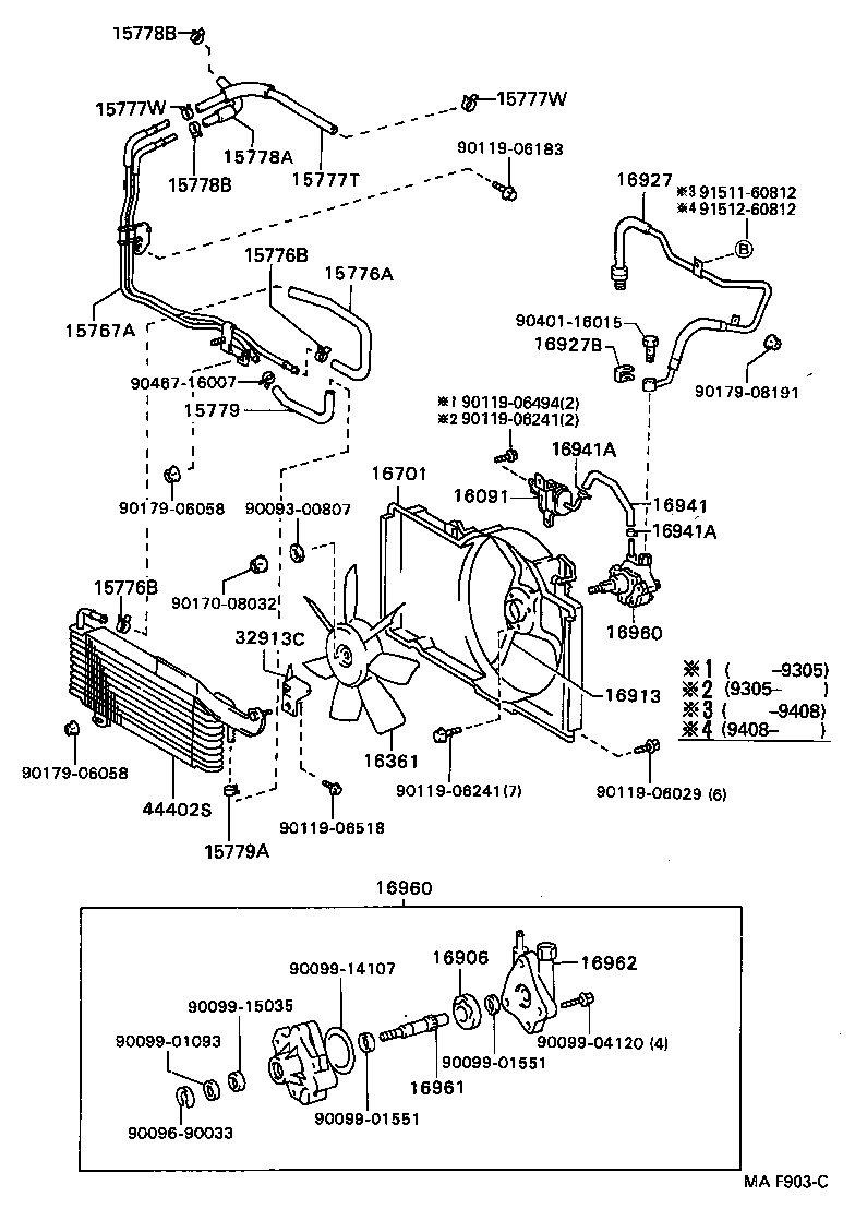  CAMRY JPP SED |  RADIATOR WATER OUTLET