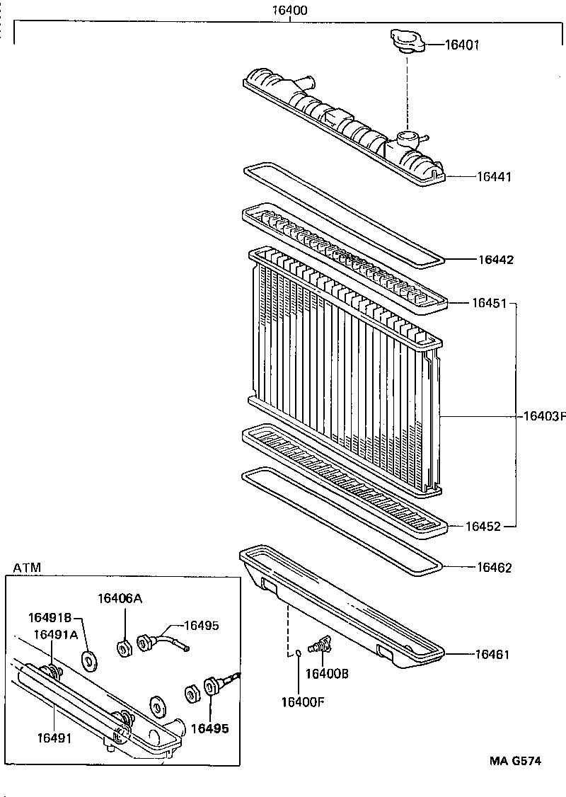  SUPRA |  RADIATOR WATER OUTLET