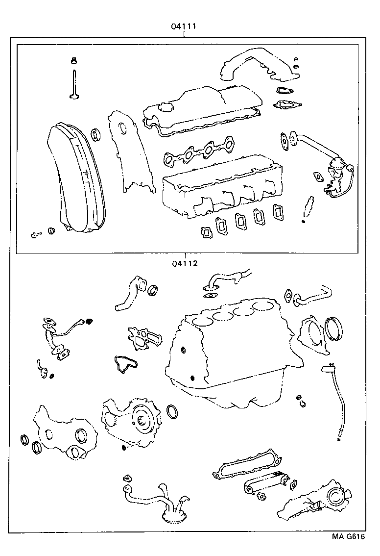  4RUNNER |  ENGINE OVERHAUL GASKET KIT