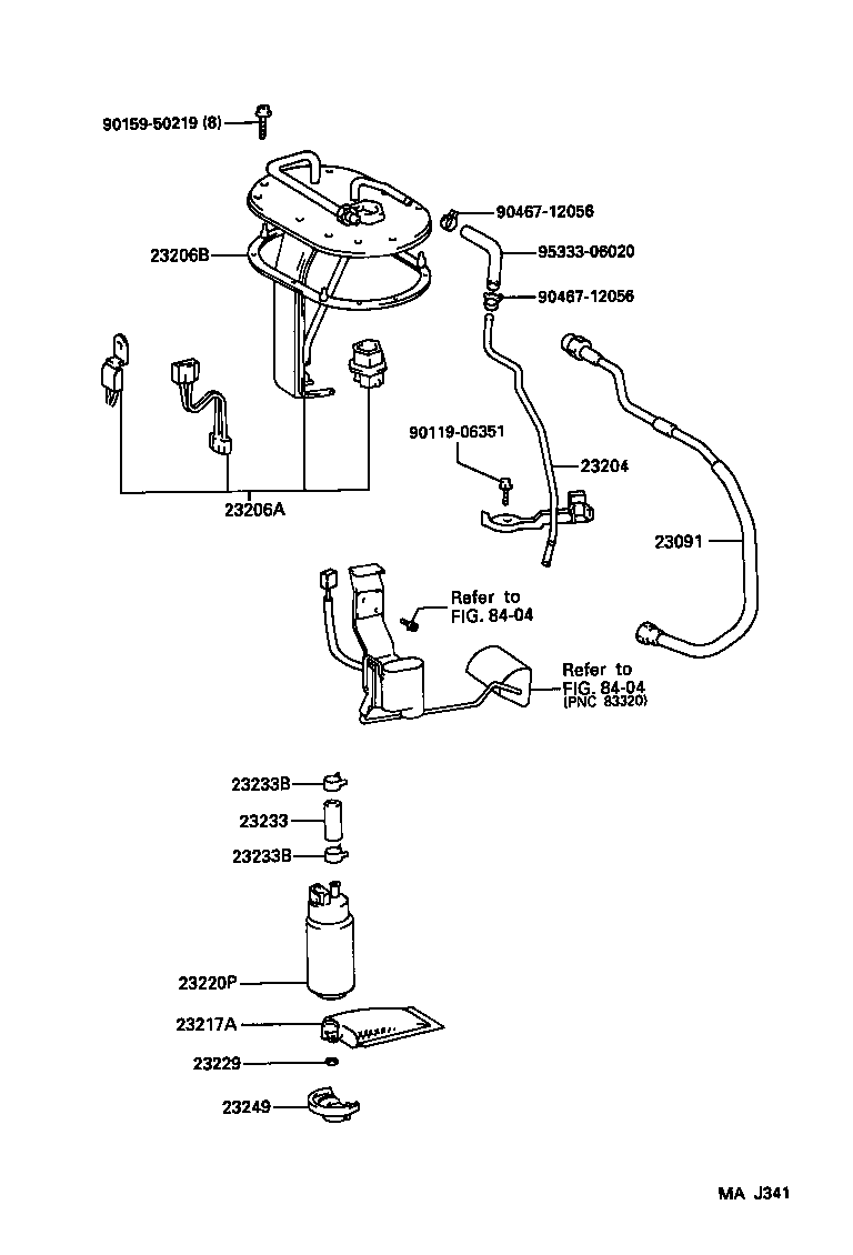  AVALON |  FUEL INJECTION SYSTEM