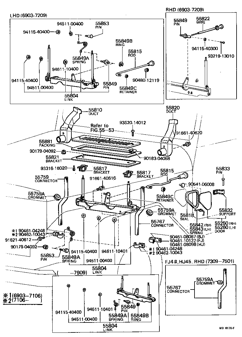  LAND CRUISER 40 |  FRONT VENTILATOR