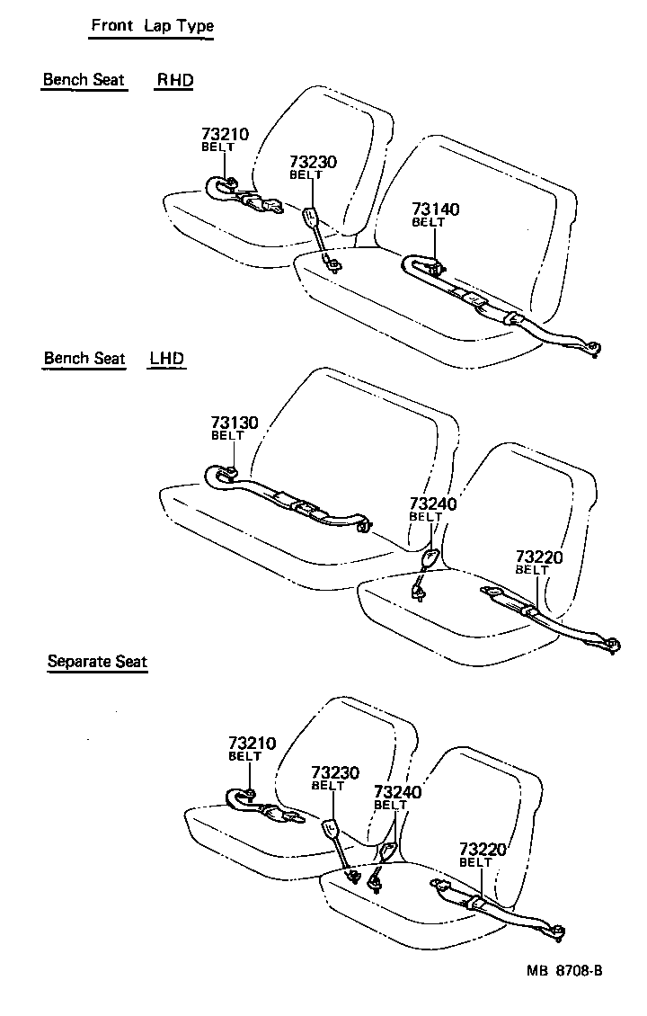  LAND CRUISER 40 |  SEAT BELT