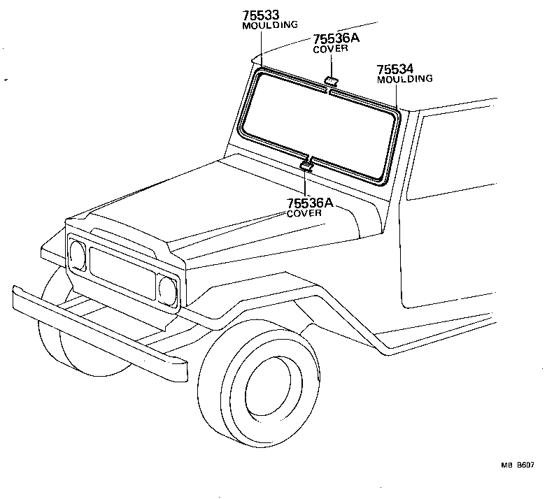  LAND CRUISER 40 |  MOULDING