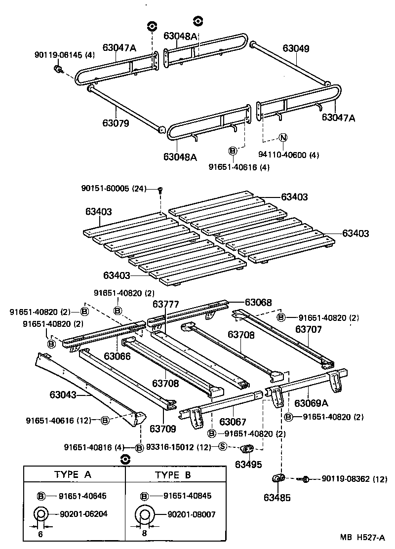  LAND CRUISER 70 |  ROOF PANEL BACK PANEL