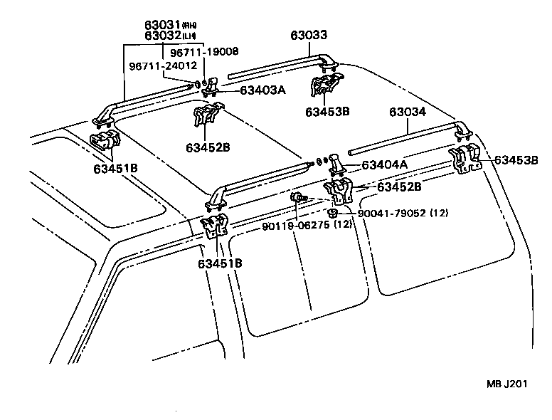  MODEL F |  ROOF PANEL BACK PANEL