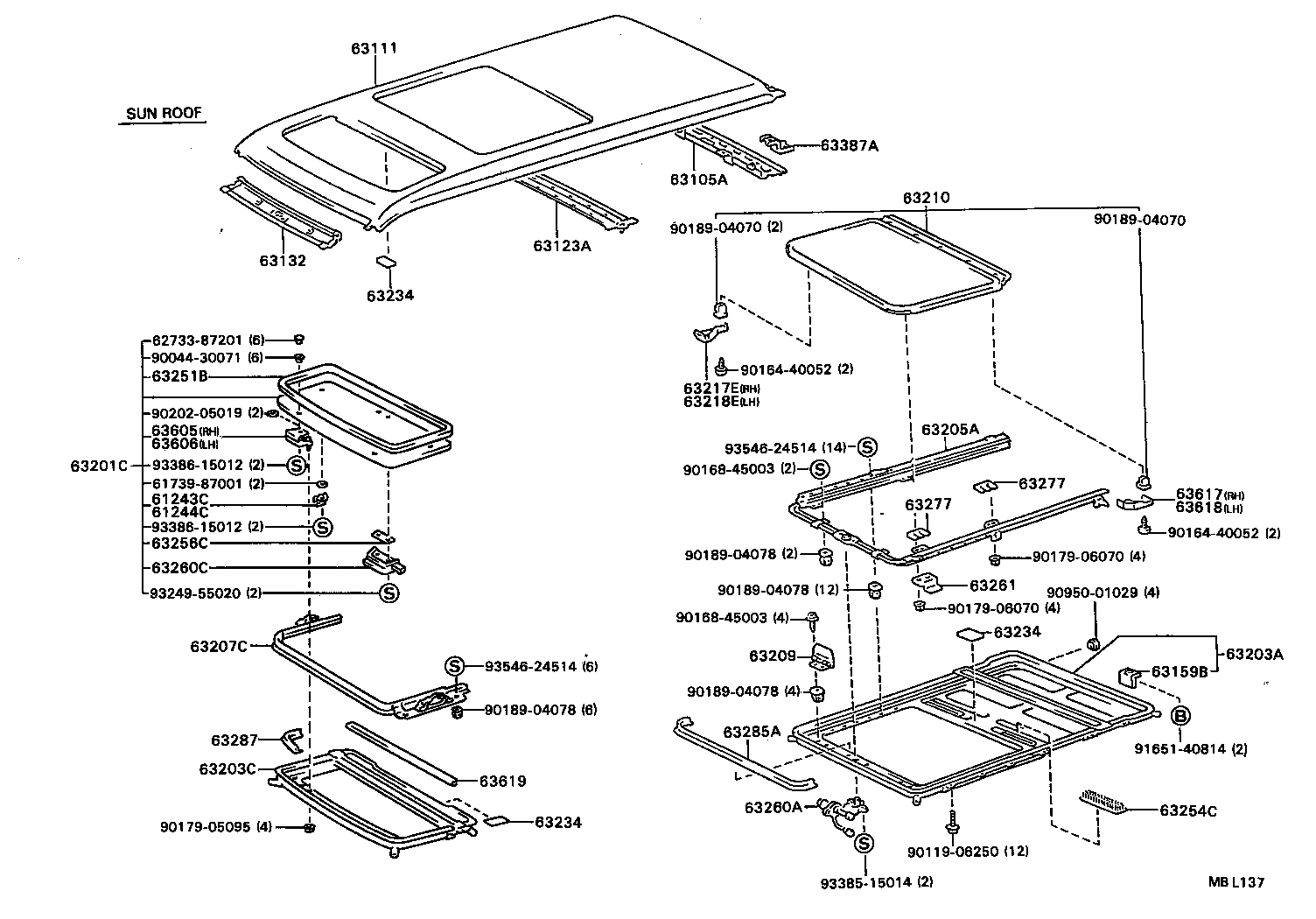  MODEL F |  ROOF PANEL BACK PANEL