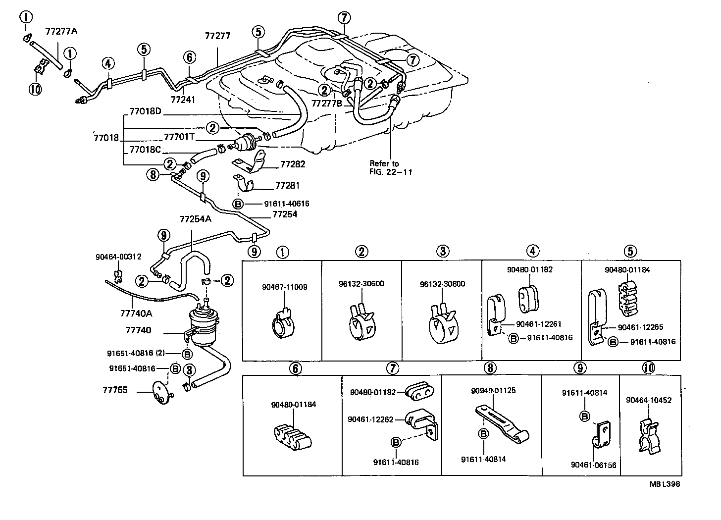  MODEL F |  FUEL TANK TUBE