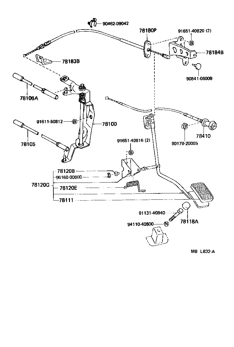  LAND CRUISER 60 |  ACCELERATOR LINK